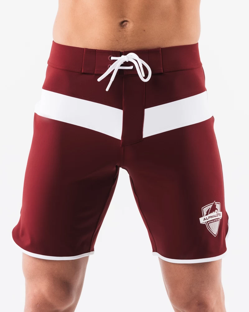 Alphalete Titan Boardshort - White Merlot