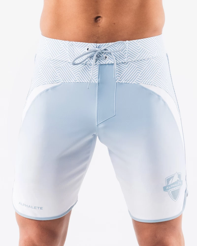 Alphalete Crescent Boardshort - Sky White