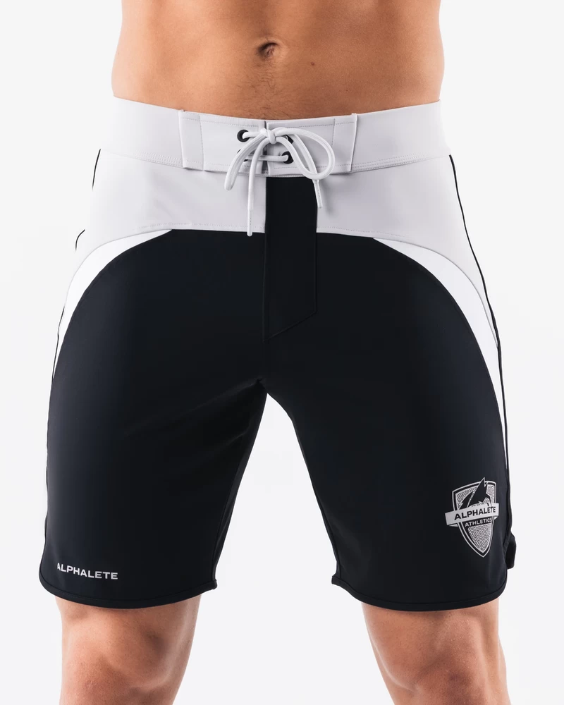 Alphalete Crescent Boardshort - Black Coin