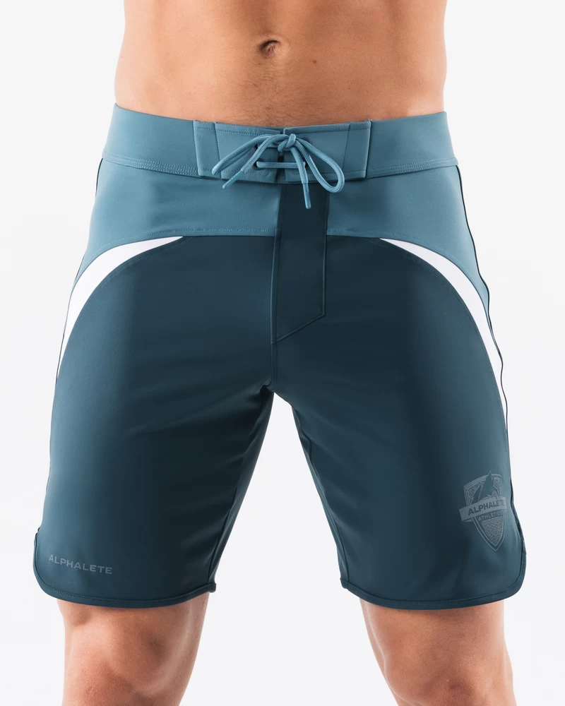 Alphalete Crescent Boardshort - Slate Blue