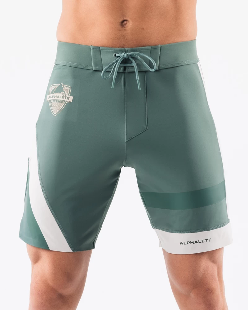 Alphalete Aztec Boardshort - Sage Linen