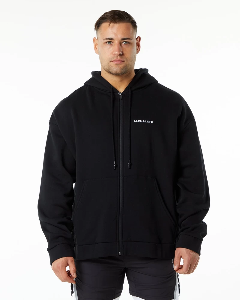 Alphalete Classic Zip Jacket - Black