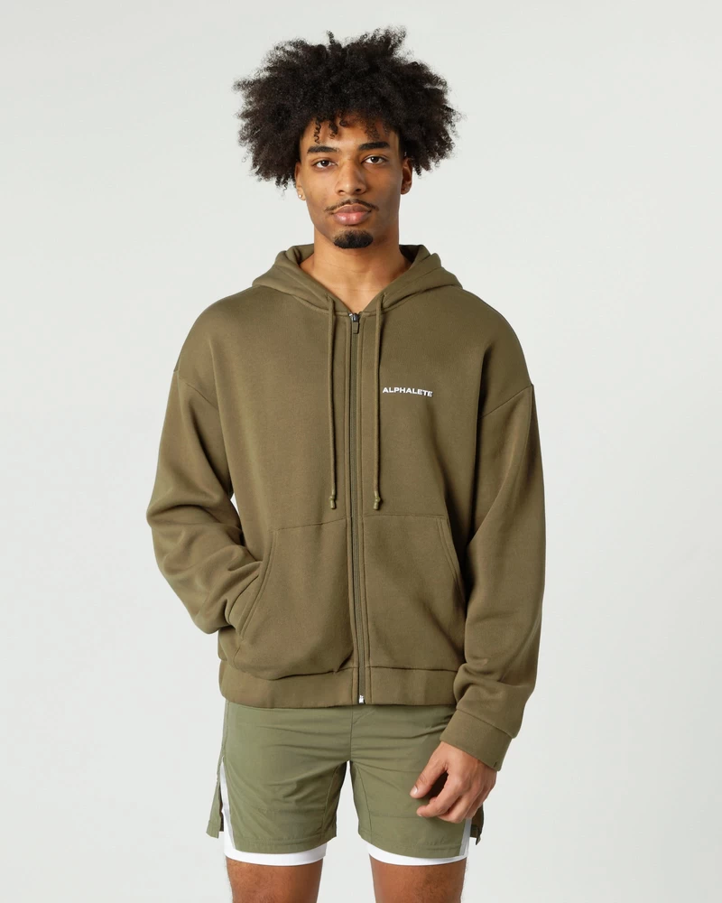 Alphalete Classic Zip Jacket - Willow