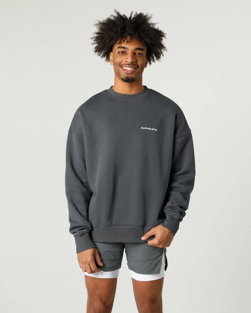 Alphalete Classic Crew - Smoke