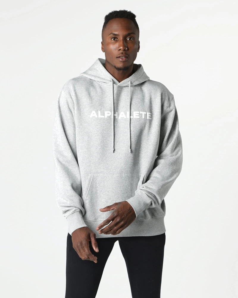 Alphalete Core Hoodie - Heather Grey