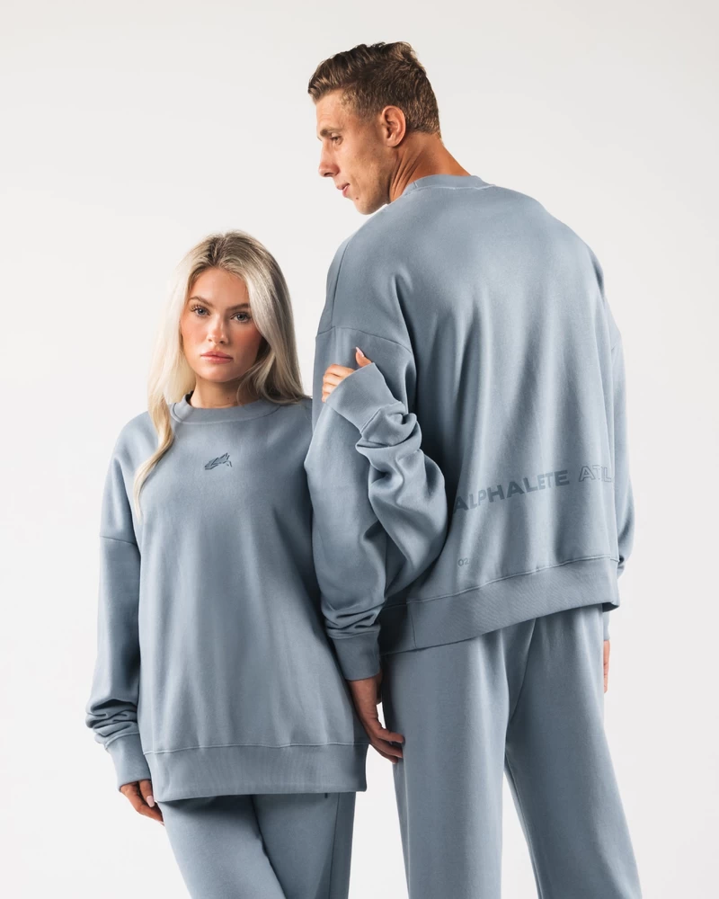 Alphalete Origin Crewneck - Iceberg