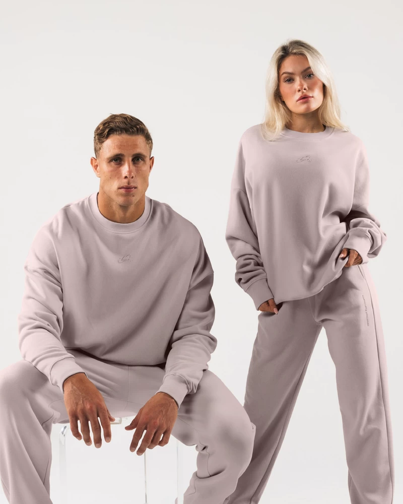 Alphalete Origin Crewneck - Rose Water