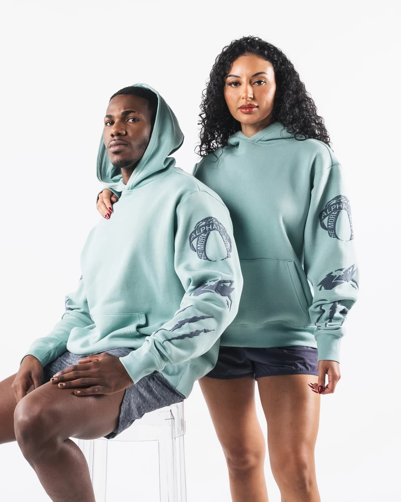 Alphalete Three Pillar Hoodie - Celestial Blue