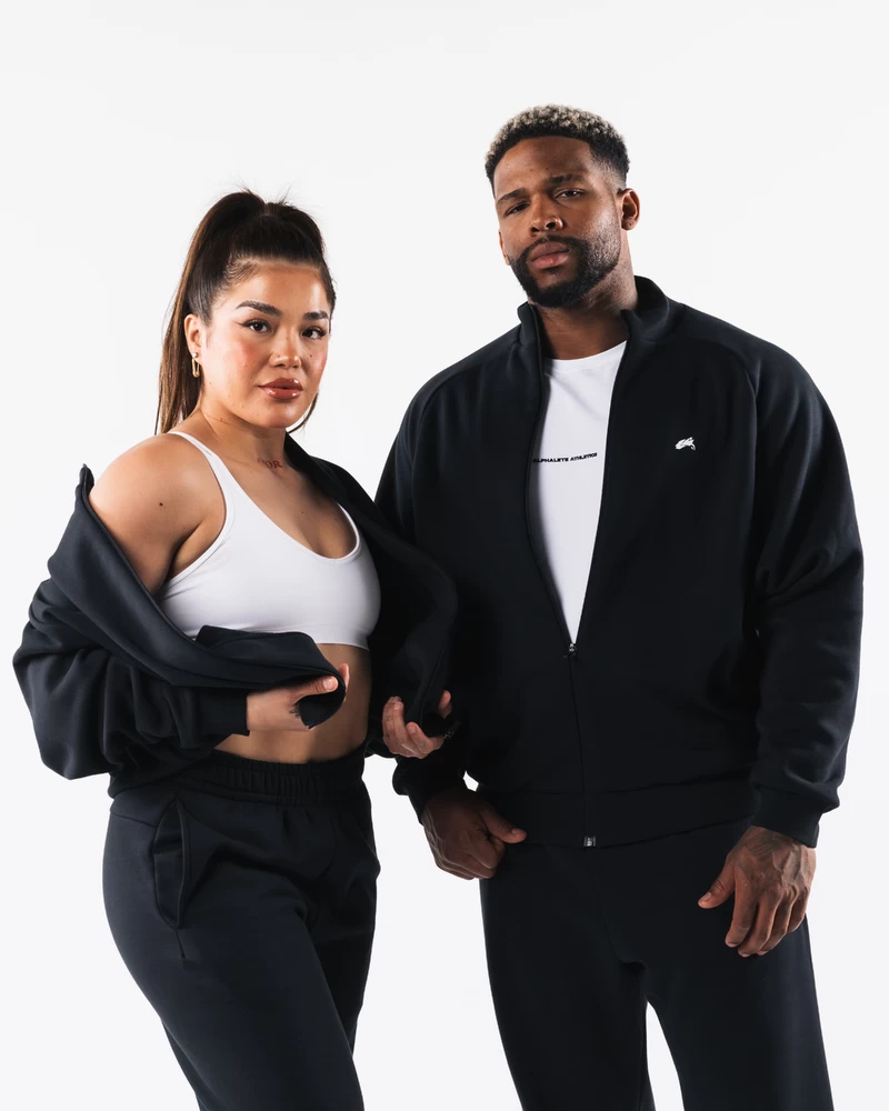 Alphalete Crest Zip Up - Black