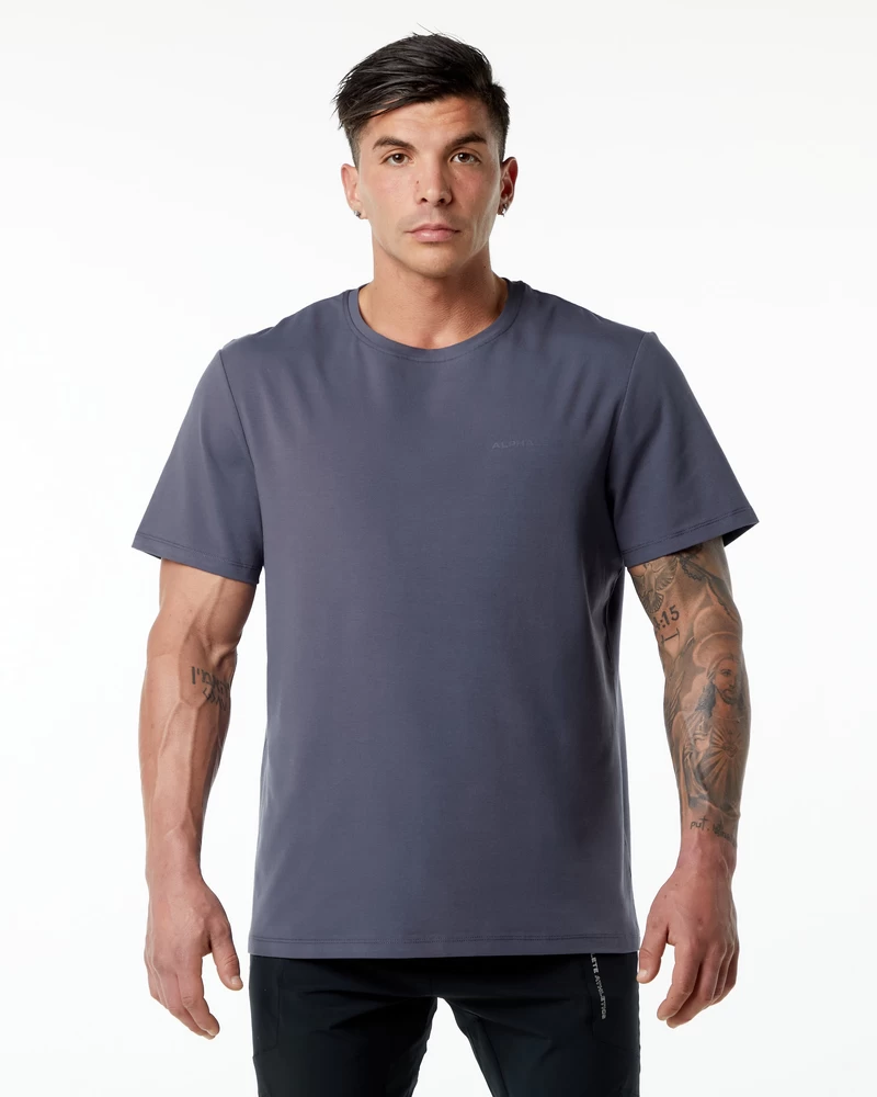 Alphalete Klassisk T-shirt - Dæmpet Lilla