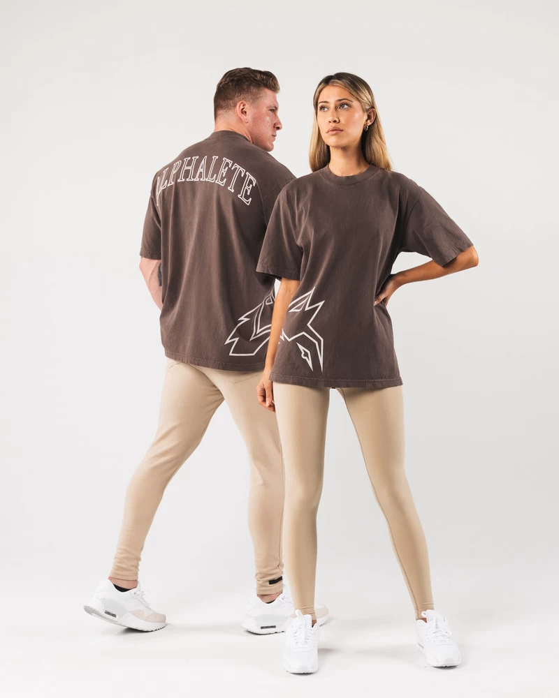 Alphalete Kæmpe Ulv Hoved Tee - Nelliker