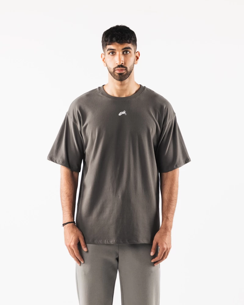 Alphalete Aligned Tee - Pewter