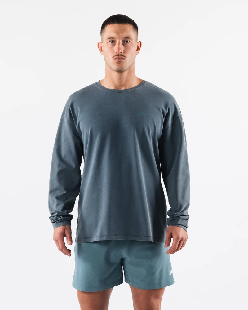 Alphalete Breathe More Ls Tee - Måneskin