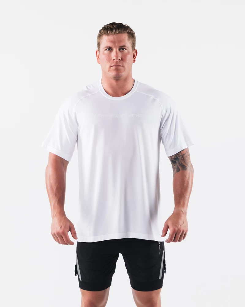 تي شيرت Alphalete AA Airtech - أبيض