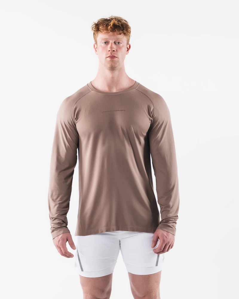 Alphalete AA Airtech LS Tee - Creamy Beige