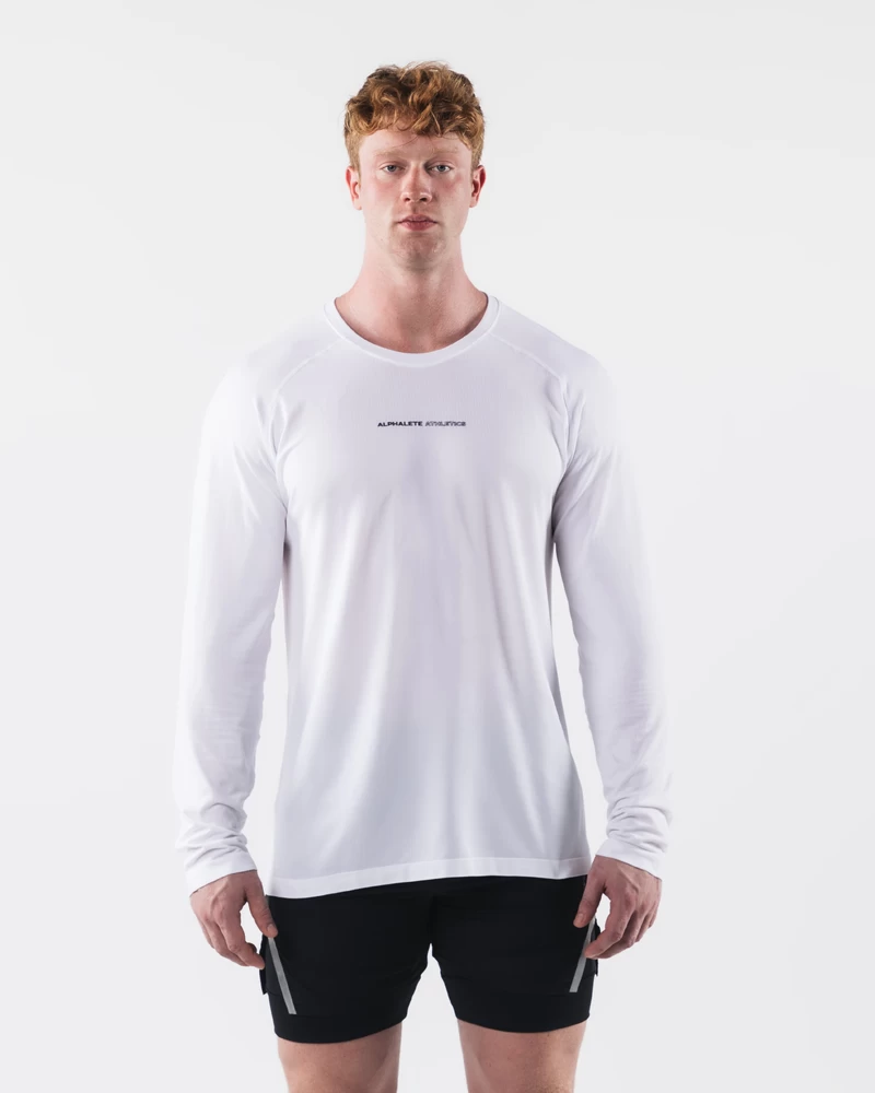Alphalete AA Airtech LS Tee - White