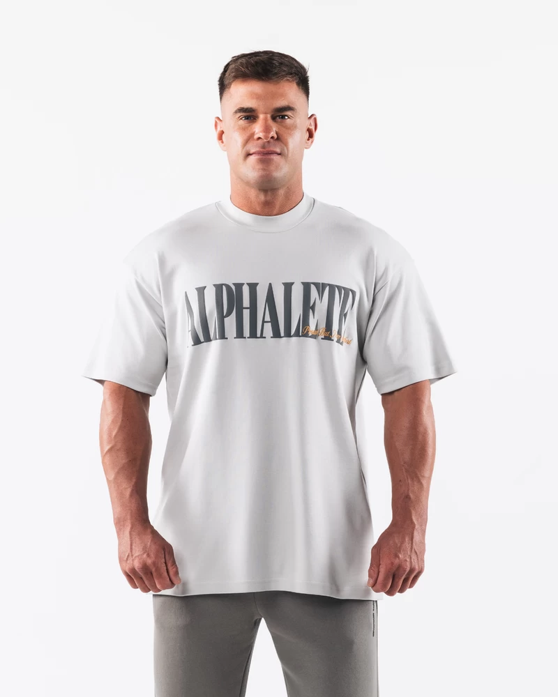 Alphalete Republic T-shirt - Serena Grå