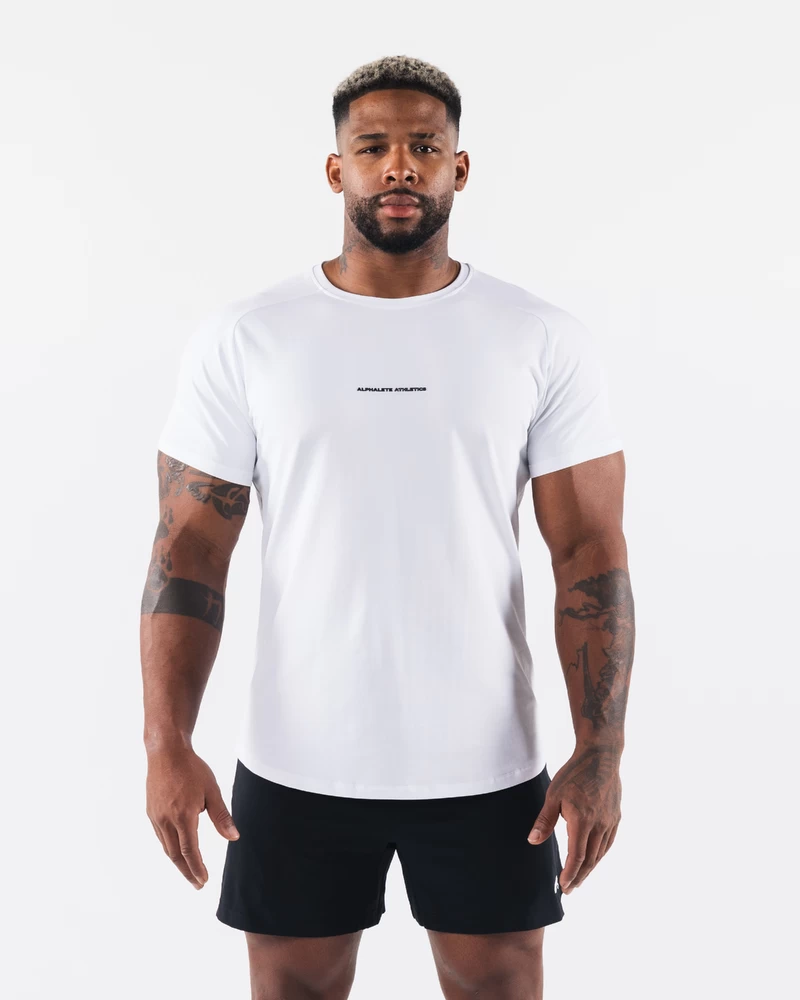 Alphalete Core Tee - White