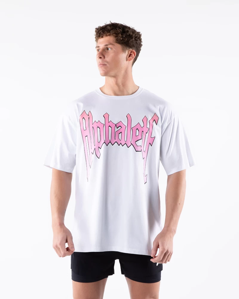 Alphalete Grime Tee - White