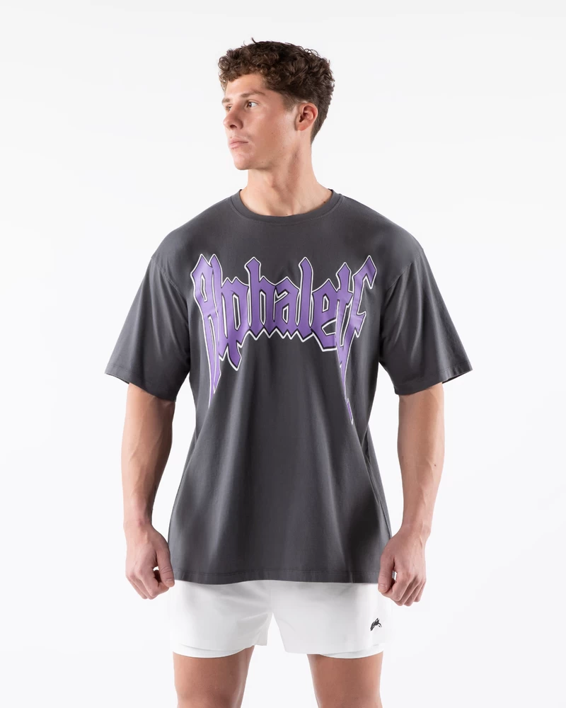 Alphalete Grime Tee - Astro Grey