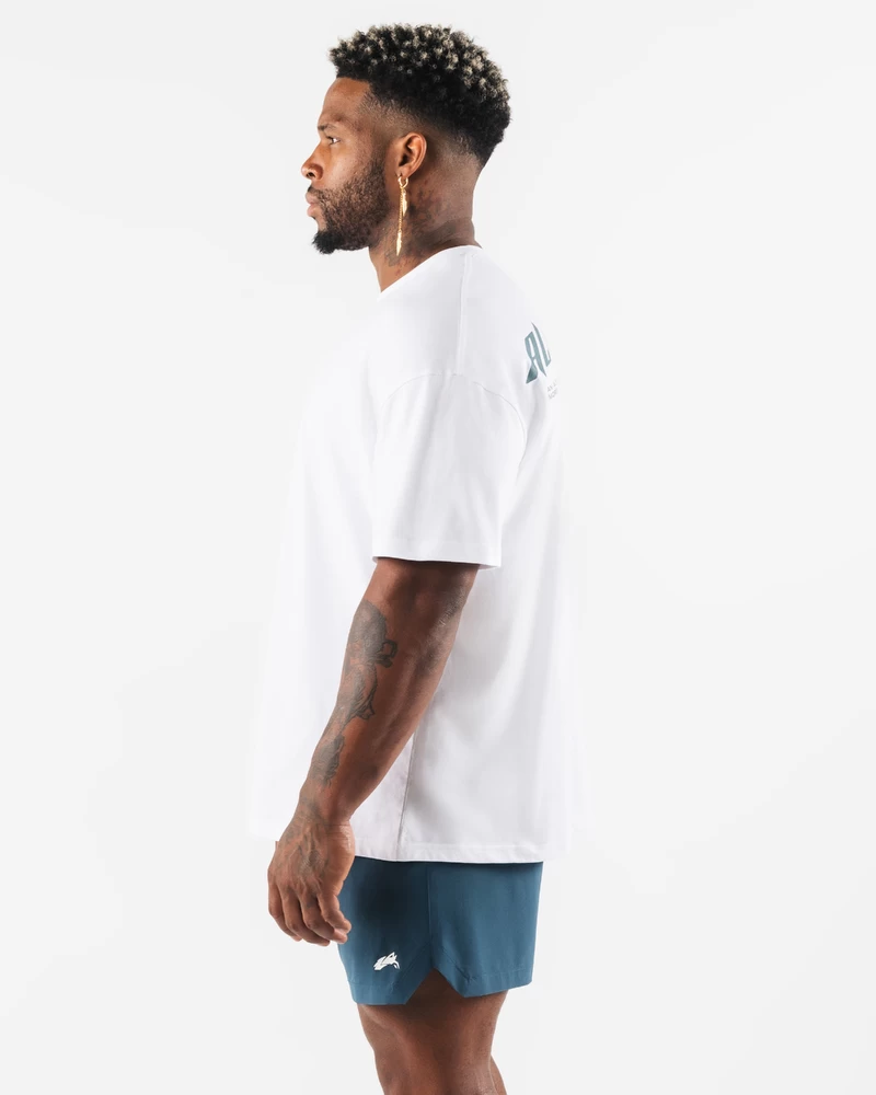 Alphalete Particle Tee - White
