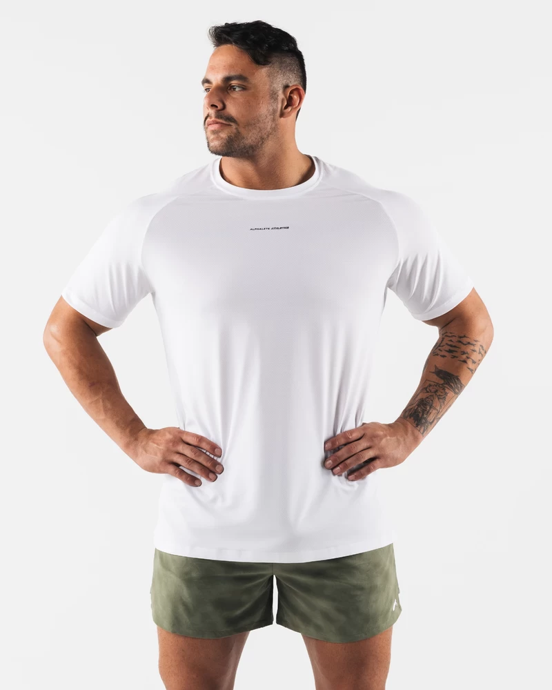 Alphalete Racer T-shirt - Hvid