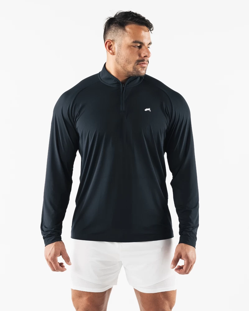 Alphalete Racer Quarter Zip - Black