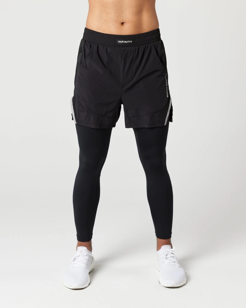 Alphalete Infinity 2-in-1 Speed Short 5.5" - Black