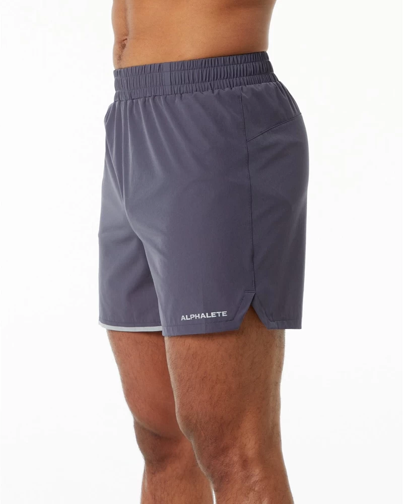Alphalete Core Stride Short 5” - Muted Purple