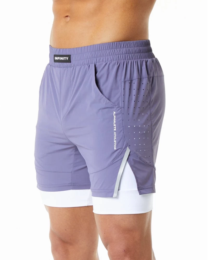 Alphalete Infinity Speed Short 5.5" - Digital Violet
