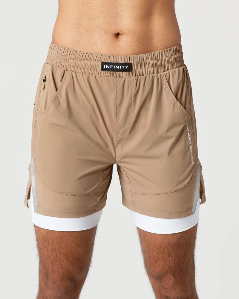 Alphalete Infinity Speed Short 5.5" - Chai