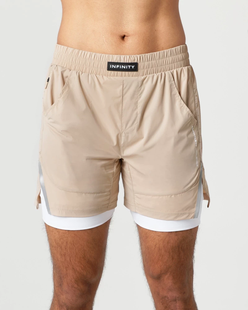 Alphalete Infinity Speed Short 5.5" - Linen