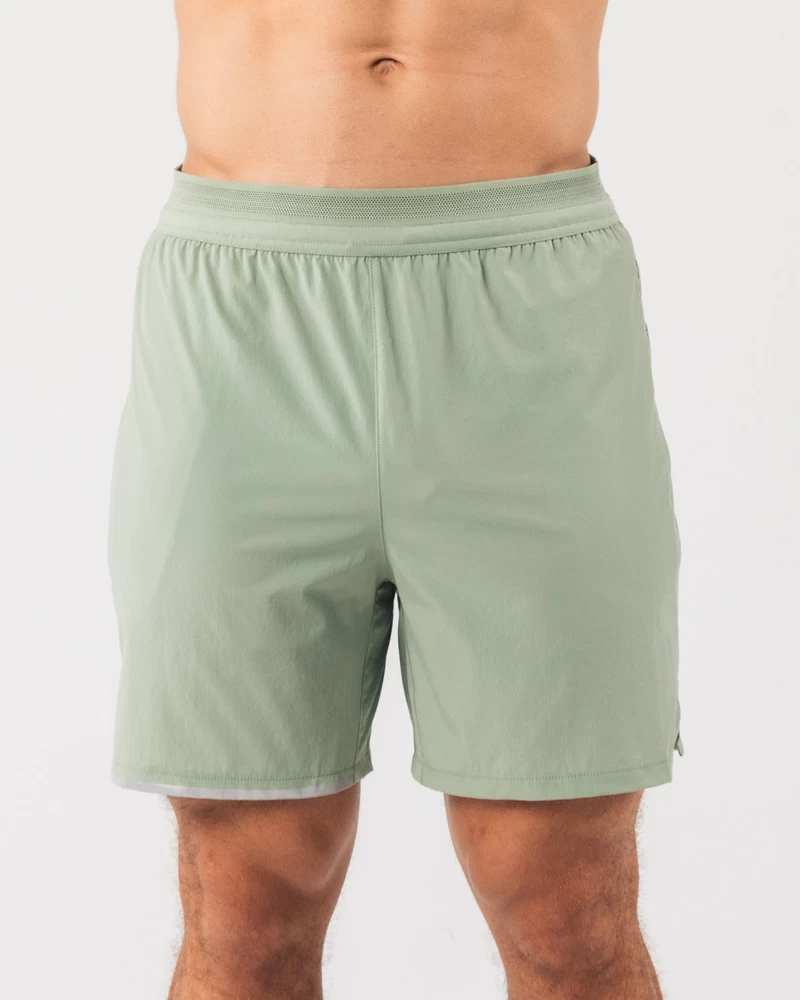 Alphalete Studio Short 6" - Sage