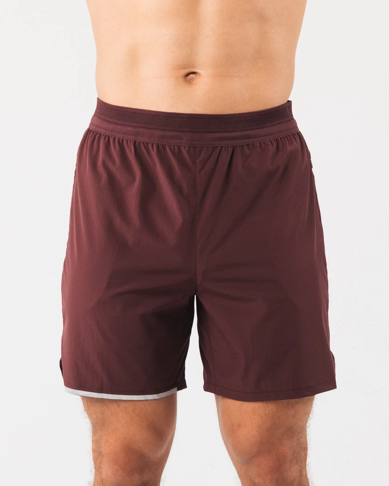 Alphalete Studio Short 6" - Sangria