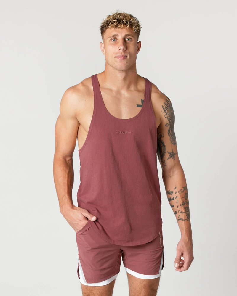 Alphalete Heavy Cotton Core Stringer - Autumn