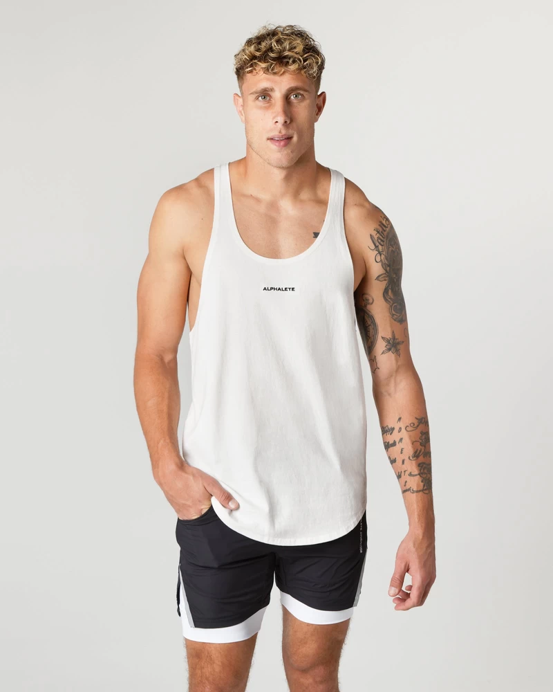 Alphalete Heavy Cotton Core Stringer - Shell