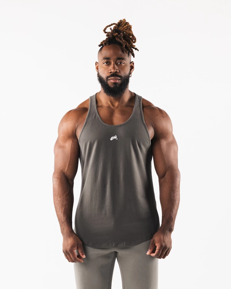 Alphalete Wolf Head Tank - Pewter