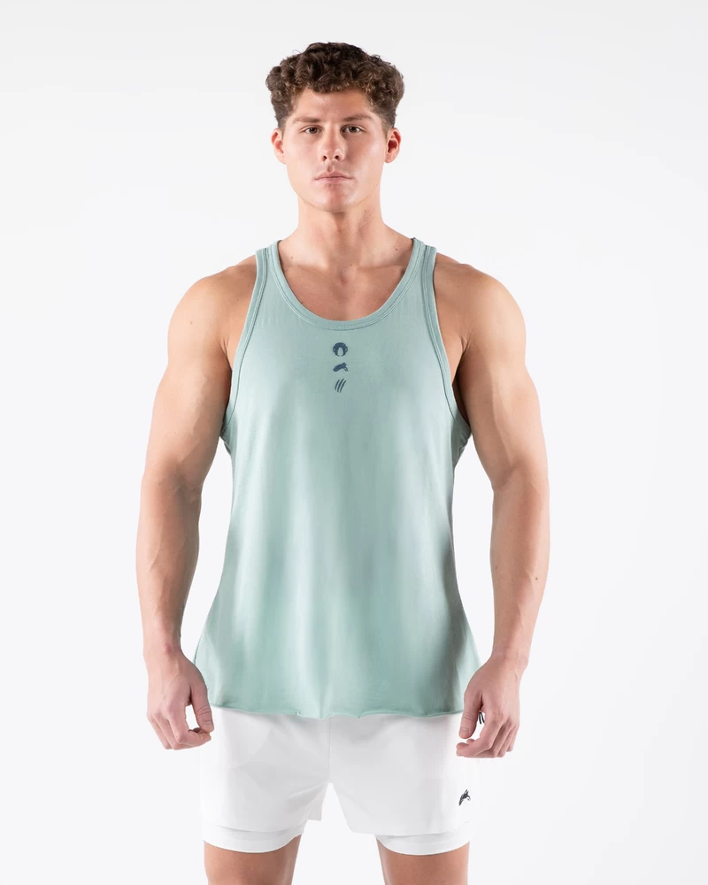 Alphalete Three Pillar Tank - Celestial Blue
