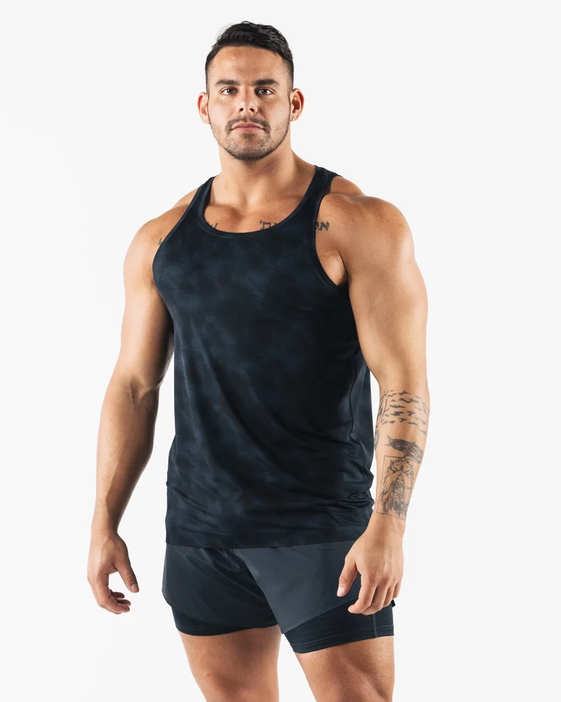 Alphalete Racer Tank - Celestial Print
