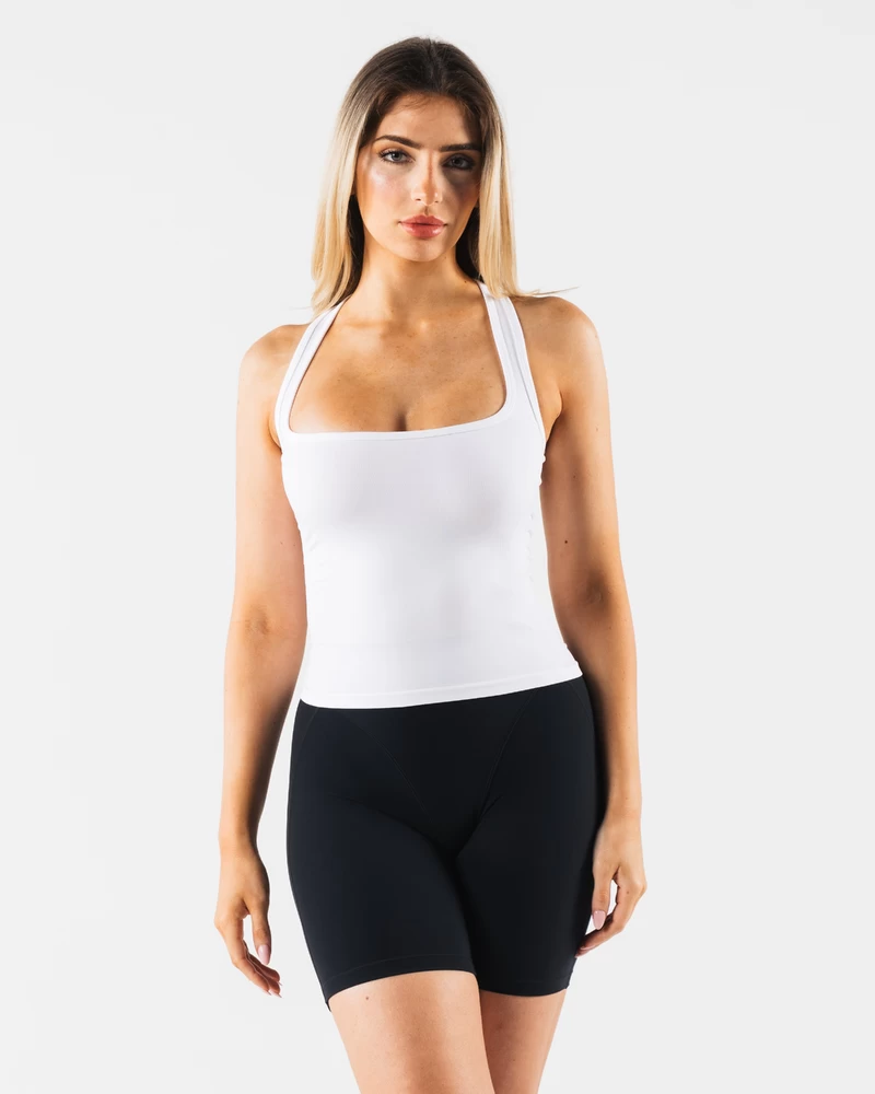 Alphalete Ice Tank - White